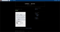 Desktop Screenshot of chrisminis.blogspot.com