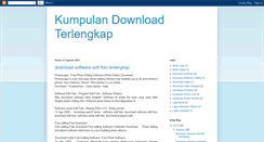 Desktop Screenshot of kumpulandownloadterlengkap.blogspot.com