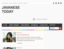 Tablet Screenshot of javanesetoday.blogspot.com