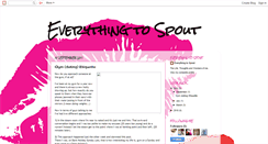 Desktop Screenshot of everything2spout.blogspot.com