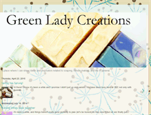 Tablet Screenshot of greenladycreations.blogspot.com