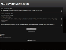 Tablet Screenshot of govjob4all.blogspot.com