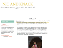 Tablet Screenshot of nicandknack.blogspot.com