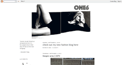 Desktop Screenshot of one6fashion.blogspot.com