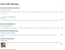 Tablet Screenshot of girlswithrecipes.blogspot.com