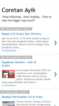 Mobile Screenshot of coretan-ayik.blogspot.com