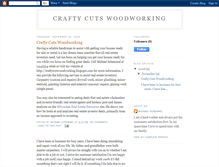 Tablet Screenshot of craftycutswoodworking.blogspot.com