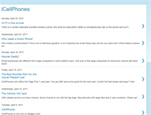 Tablet Screenshot of icellphones.blogspot.com