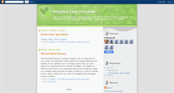 Desktop Screenshot of philippinecargoforwarder.blogspot.com