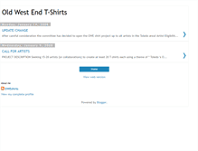 Tablet Screenshot of oldwestendshirts.blogspot.com