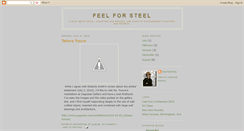 Desktop Screenshot of feelforsteel.blogspot.com