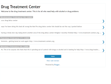 Tablet Screenshot of drugtreatmentcenter.blogspot.com