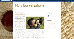 Desktop Screenshot of holyconversations.blogspot.com
