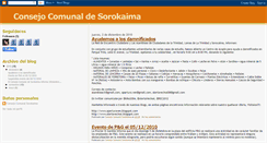 Desktop Screenshot of consejocomunalsorokaima.blogspot.com