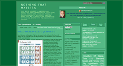 Desktop Screenshot of nothing-that-matters.blogspot.com