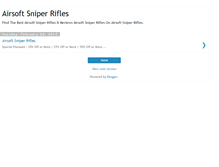 Tablet Screenshot of airsoftsniperriflesonline.blogspot.com