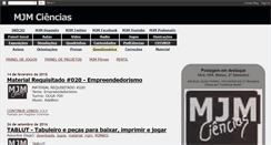 Desktop Screenshot of mjmciencias.blogspot.com