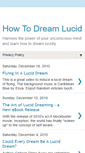 Mobile Screenshot of howtodreamlucid.blogspot.com