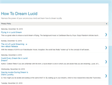 Tablet Screenshot of howtodreamlucid.blogspot.com