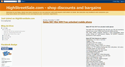 Desktop Screenshot of highstreetsale.blogspot.com