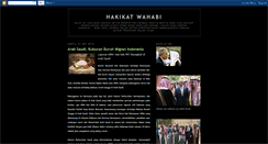 Desktop Screenshot of hakikatwahabi.blogspot.com