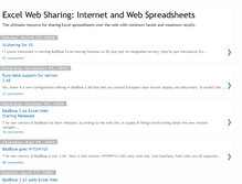 Tablet Screenshot of excel-web.blogspot.com