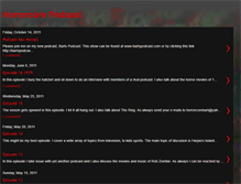 Tablet Screenshot of horrorcorepodcast.blogspot.com