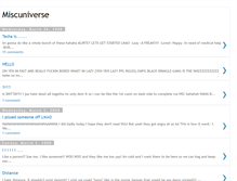 Tablet Screenshot of miscuniverse.blogspot.com