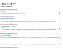 Tablet Screenshot of ninasnewbery.blogspot.com
