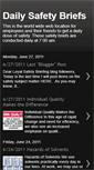 Mobile Screenshot of dailysafetybrief.blogspot.com