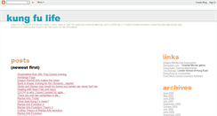 Desktop Screenshot of kungfulife.blogspot.com