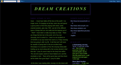 Desktop Screenshot of dreamcreationstery.blogspot.com