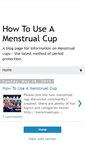 Mobile Screenshot of menstrualcupinfo.blogspot.com