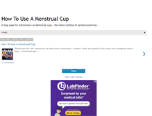 Tablet Screenshot of menstrualcupinfo.blogspot.com