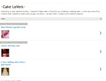 Tablet Screenshot of cakeloversbyanne.blogspot.com