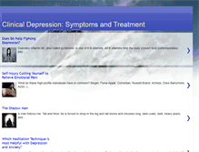 Tablet Screenshot of depressivedisorder.blogspot.com