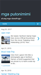 Mobile Screenshot of mgaputonimimi.blogspot.com
