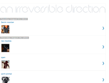 Tablet Screenshot of anirreversibledirection.blogspot.com