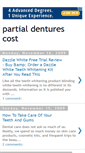 Mobile Screenshot of partialdenturescost.blogspot.com