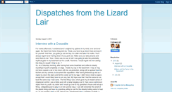 Desktop Screenshot of dispatchesfromthelizardlair.blogspot.com