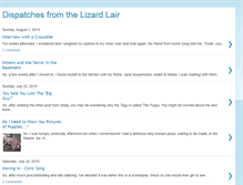 Tablet Screenshot of dispatchesfromthelizardlair.blogspot.com