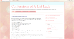 Desktop Screenshot of confessionsofalistlady.blogspot.com