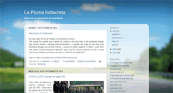 Desktop Screenshot of laplumaindiscreta.blogspot.com