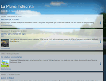 Tablet Screenshot of laplumaindiscreta.blogspot.com