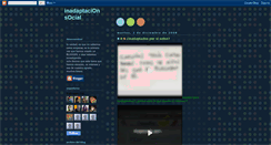 Desktop Screenshot of inadaptacionsocial.blogspot.com