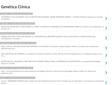 Tablet Screenshot of geneticaclinica.blogspot.com