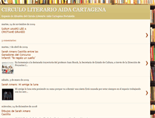 Tablet Screenshot of circuloliterarioaidacartagena.blogspot.com