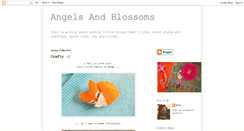 Desktop Screenshot of angelsandblossoms.blogspot.com
