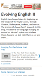 Mobile Screenshot of evolvingenglish.blogspot.com