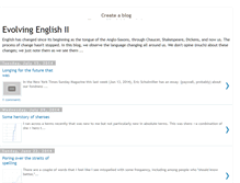 Tablet Screenshot of evolvingenglish.blogspot.com
